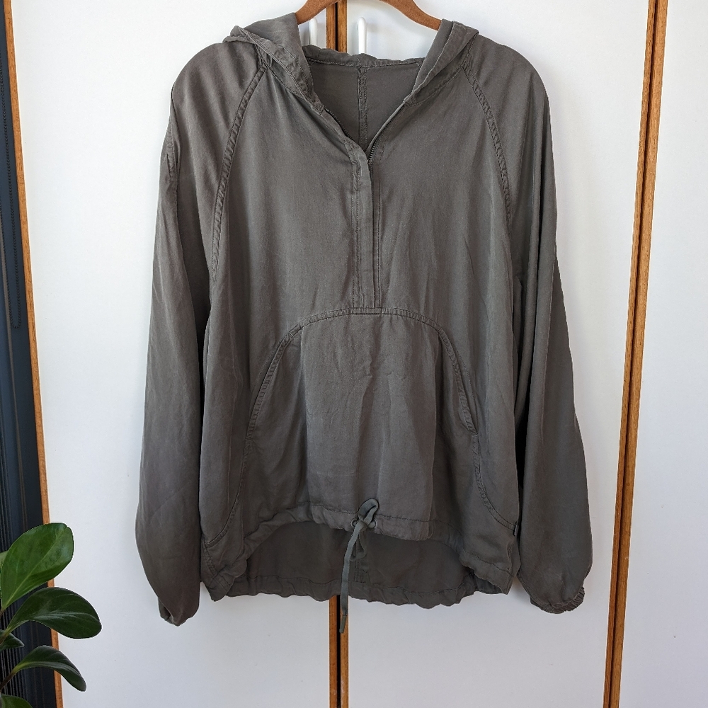 Lululemon City Stroll Hoodie Pullover Jacket Grey Sage 10